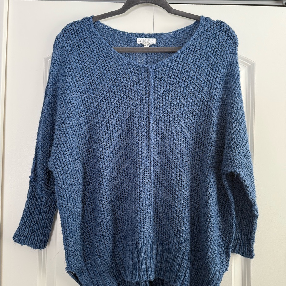 Dark Blue Knit Sweater